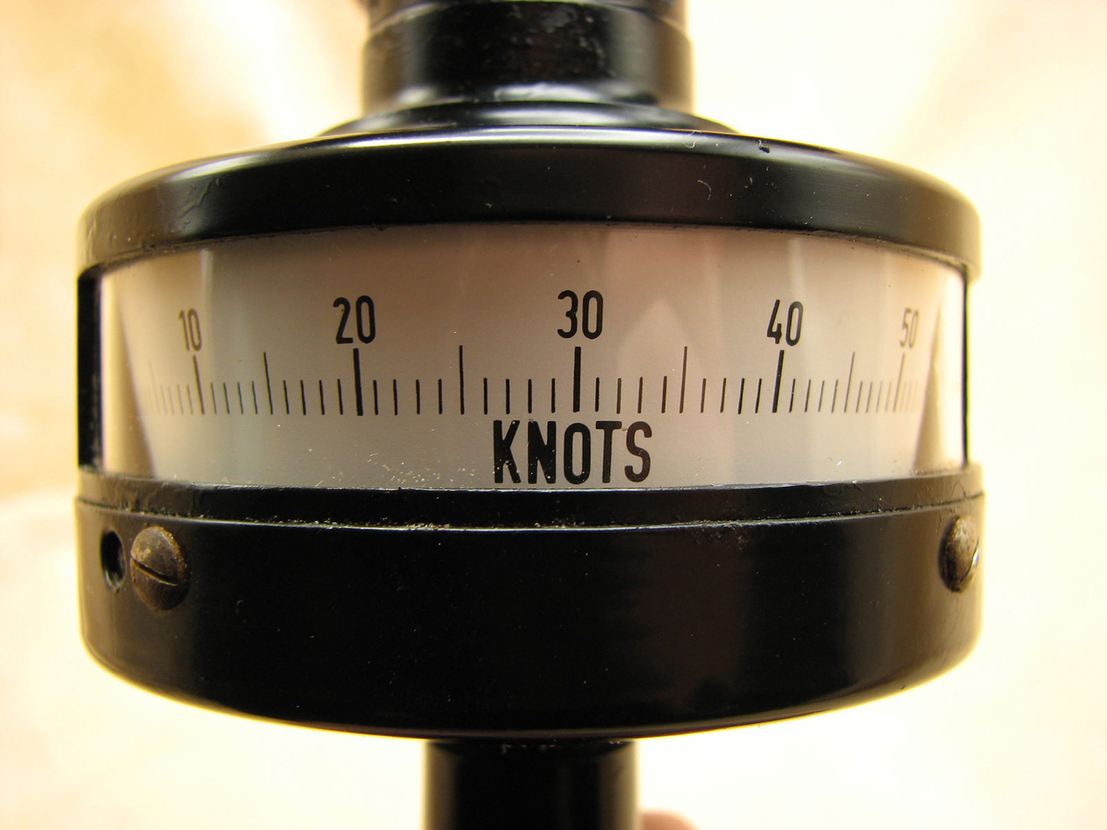 Wilhelm Lambrecht 3 cup hand held anemometer in fitted case